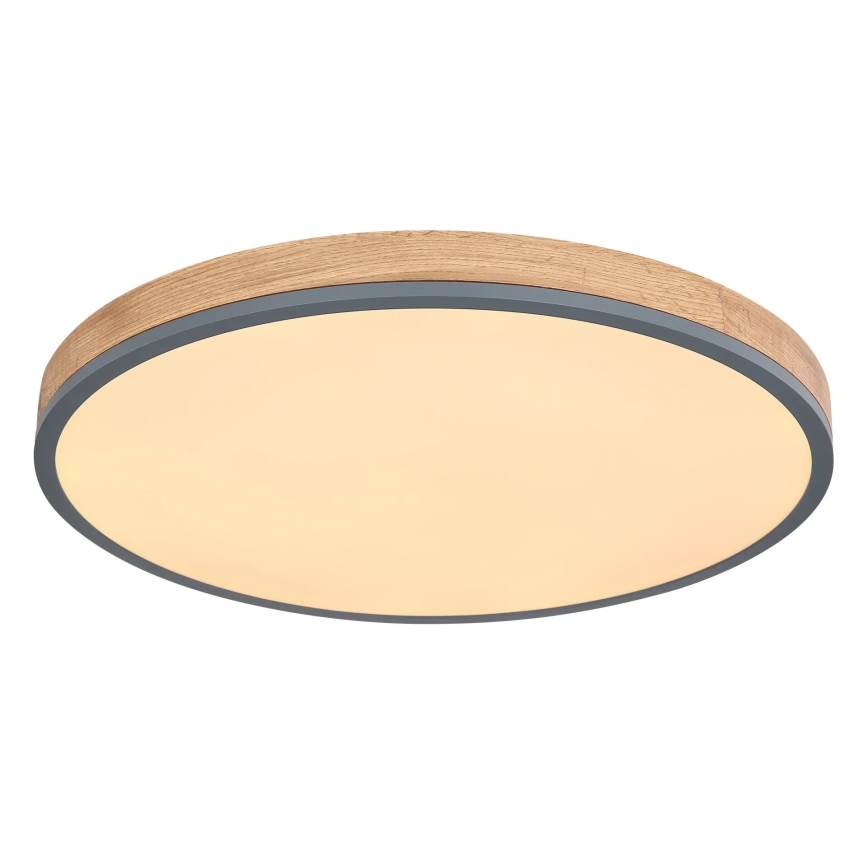 Globo - LED Stmievateľné stropné svietidlo LED/40W/230V 2700-6500K pr. 60 cm + diaľkové ovládanie hnedá/šedá