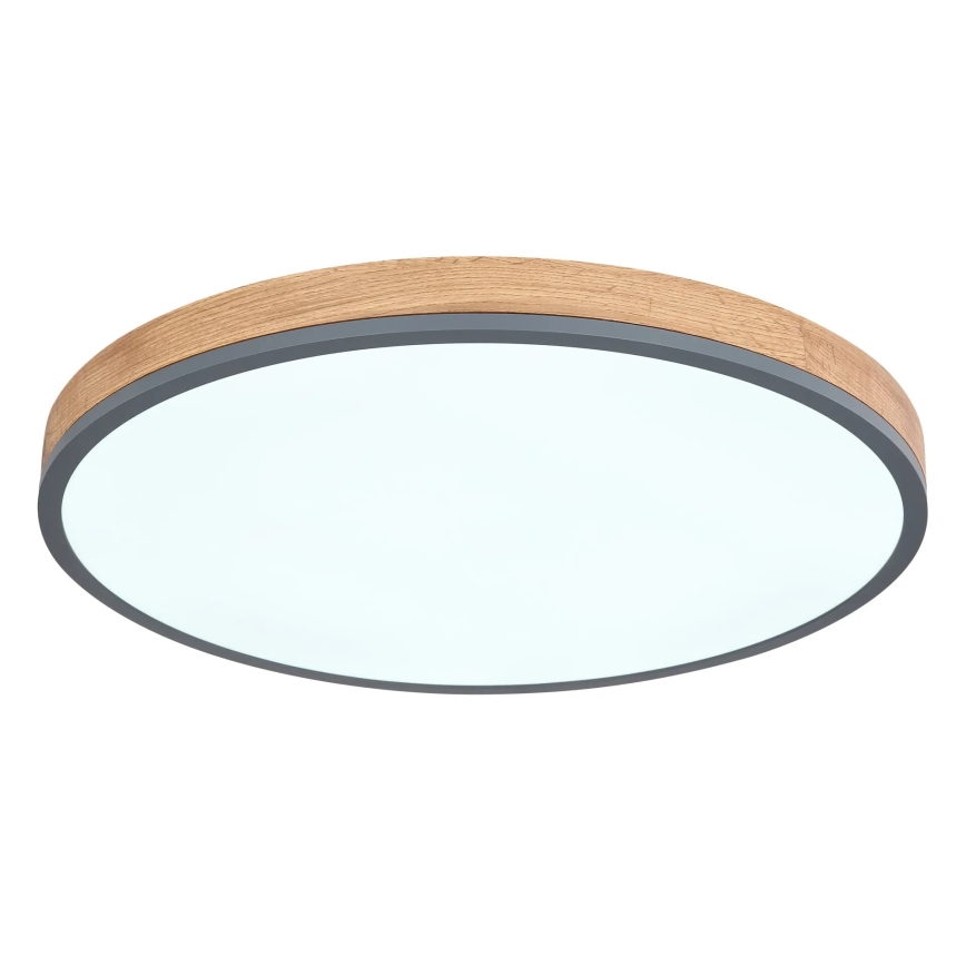 Globo - LED Stmievateľné stropné svietidlo LED/40W/230V 2700-6500K pr. 60 cm + diaľkové ovládanie hnedá/šedá