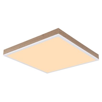 Globo - LED Stmievateľné stropné svietidlo LED/24W/230V 2700-6500K + diaľkové ovládanie hnedá/biela