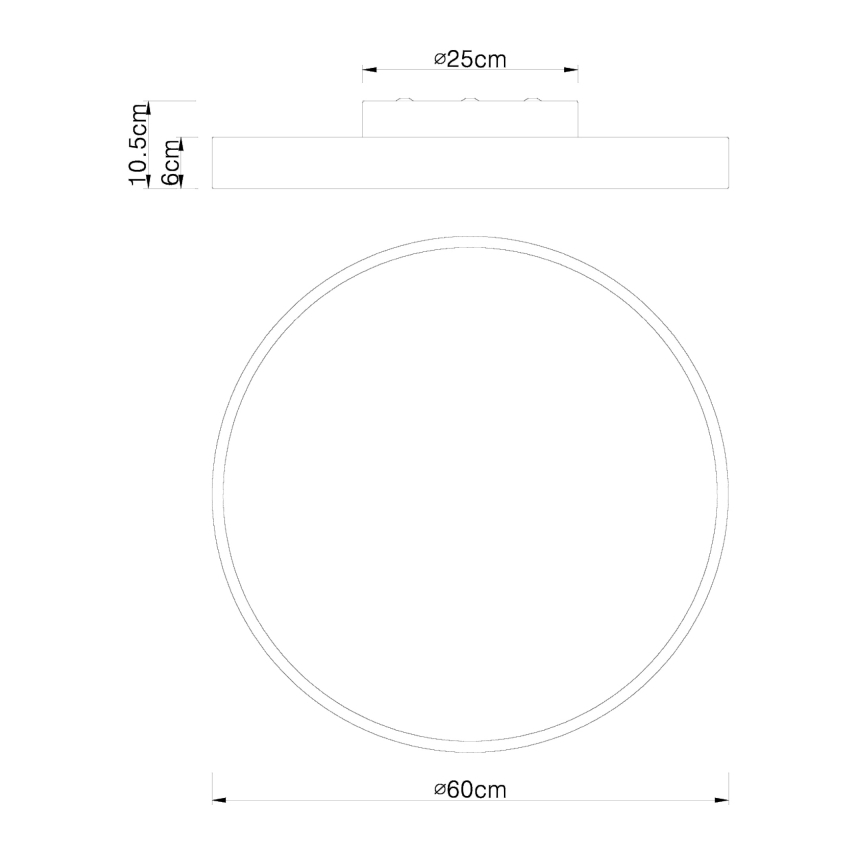 Globo - LED Stmievateľné stropné svietidlo LED/48W/230V 3000-6000K + diaľkové ovládanie