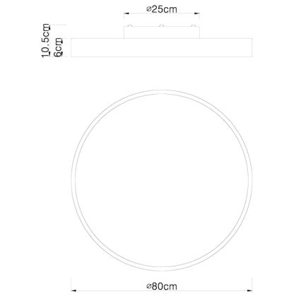 Globo - LED Stmievateľné stropné svietidlo LED/60W/230V 3000-6000K + diaľkové ovládanie