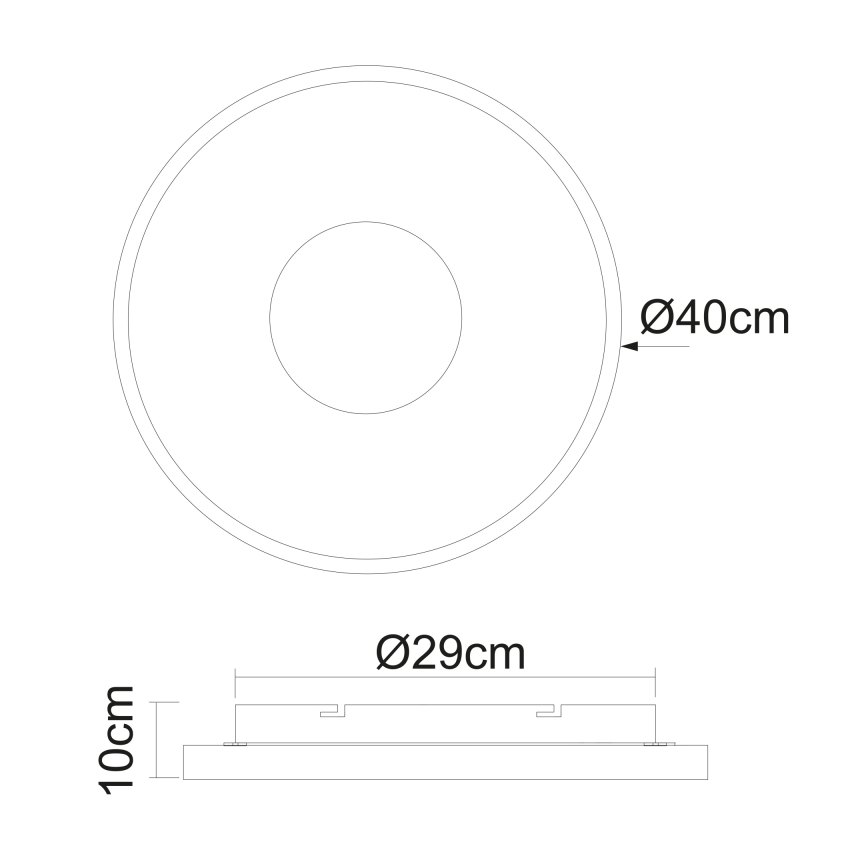 Globo - LED Stmievateľné stropné svietidlo LED/30W/230V 2700-6000K + diaľkové ovládanie
