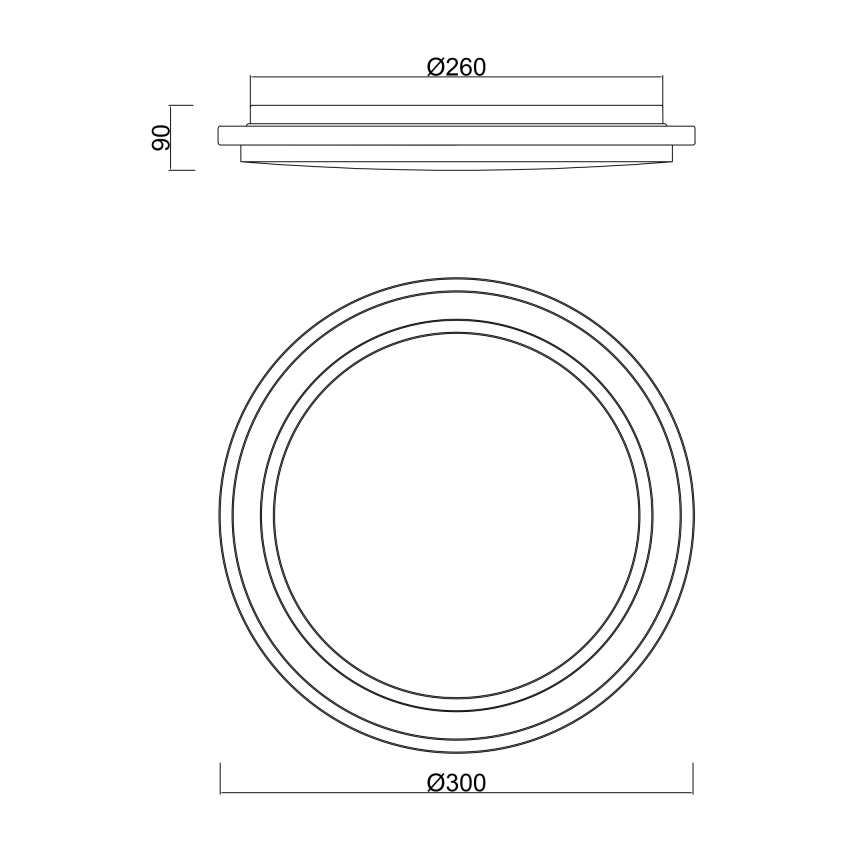 Globo - LED Kúpeľňové stropné svietidlo so senzorom LED/18W/230V IP44