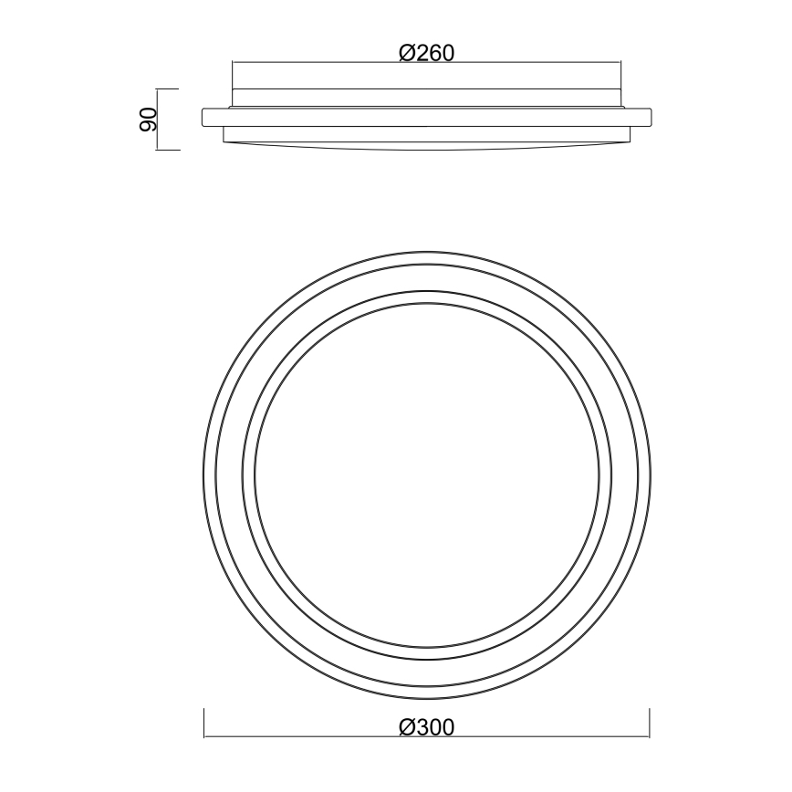 Globo - LED Kúpeľňové stropné svietidlo so senzorom LED/18W/230V IP44