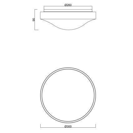 Globo - LED Kúpeľňové stropné svietidlo so senzorom LED/18W/230V IP44