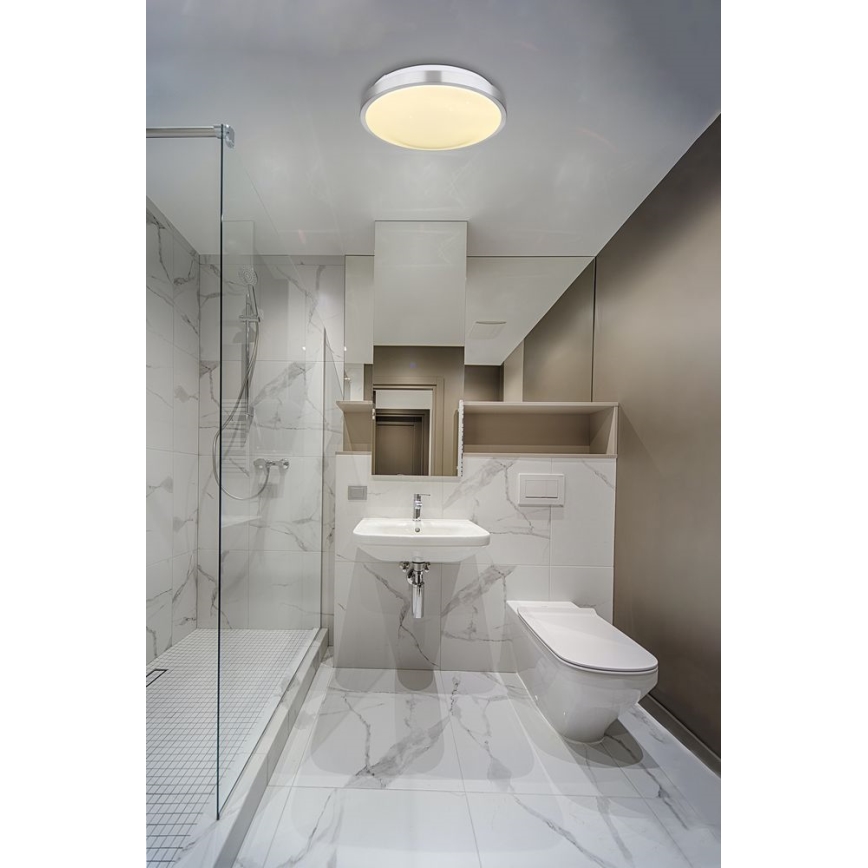 Globo - LED Kúpeľňové stropné svietidlo so senzorom LED/18W/230V IP44