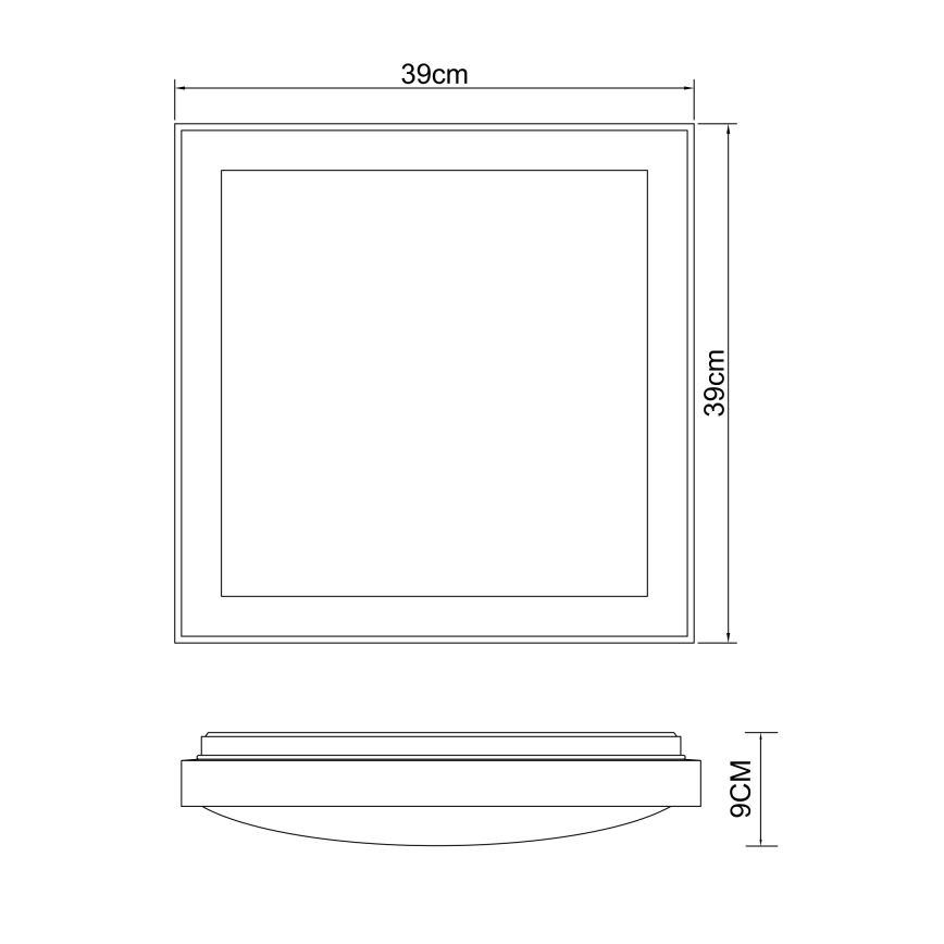 Globo - LED Stropné svietidlo LED/24W/230V 3000/4500/6000K
