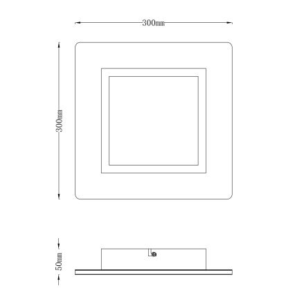 Globo - LED Stropné svietidlo LED/23W/230V