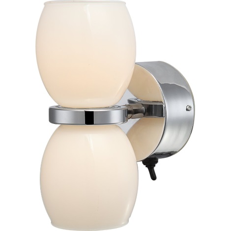 GLOBO 44200-2W - LED Kúpeľňové nástenné svietidlo DANO 2xLED/3W/230V