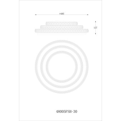 Globo - LED Stmievateľné stropné svietidlo LED/30W/230V TUYA Wi-Fi + diaľkové ovládanie