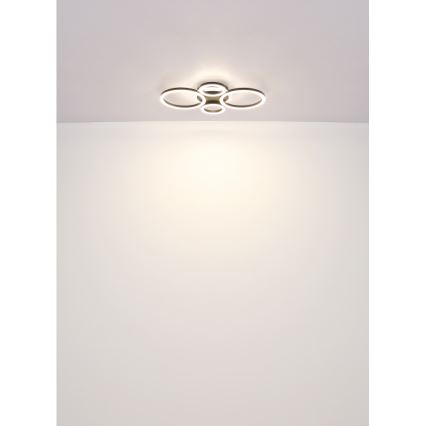 Globo - LED Stropné svietidlo LED/30W/230V 2700/4500/6500K pr. 33x50 cm čierna