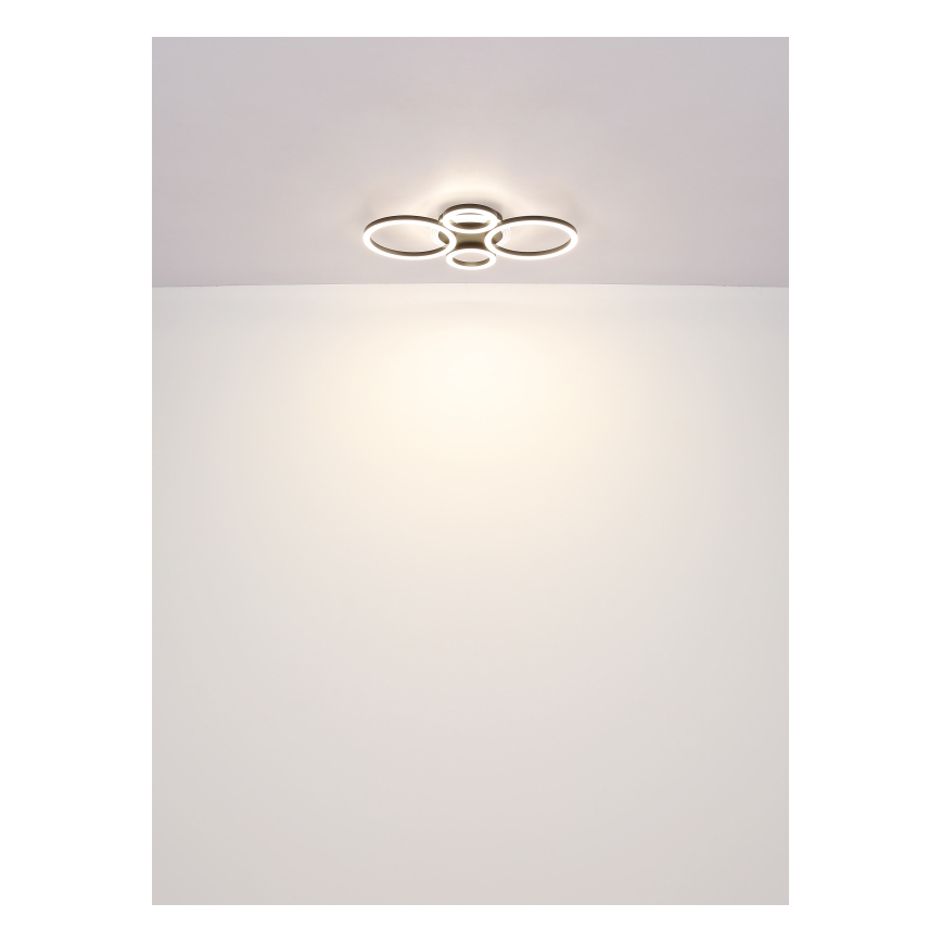 Globo - LED Stropné svietidlo LED/30W/230V 2700/4500/6500K pr. 33x50 cm čierna