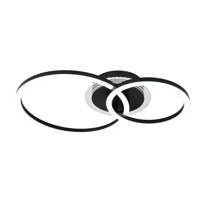 Globo - LED Stropné svietidlo LED/30W/230V 2700/4500/6500K pr. 33x50 cm čierna