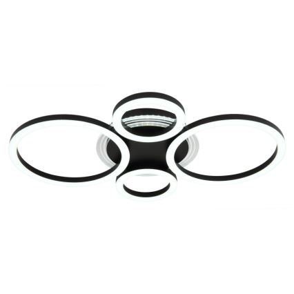 Globo - LED Stropné svietidlo LED/40W/230V 2700/4500/6500K pr. 35,5x53 cm čierna