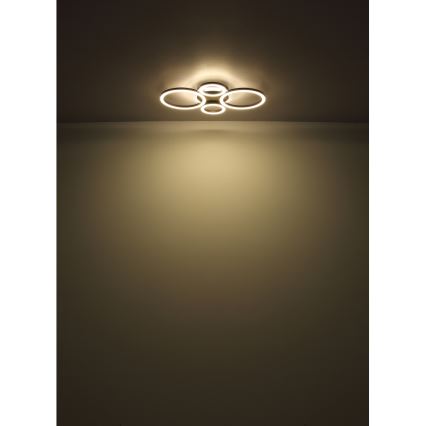 Globo - LED stropné svietidlo LED/40W/230V 2700/4500/6500K pr. 35,5x53 cm čierne