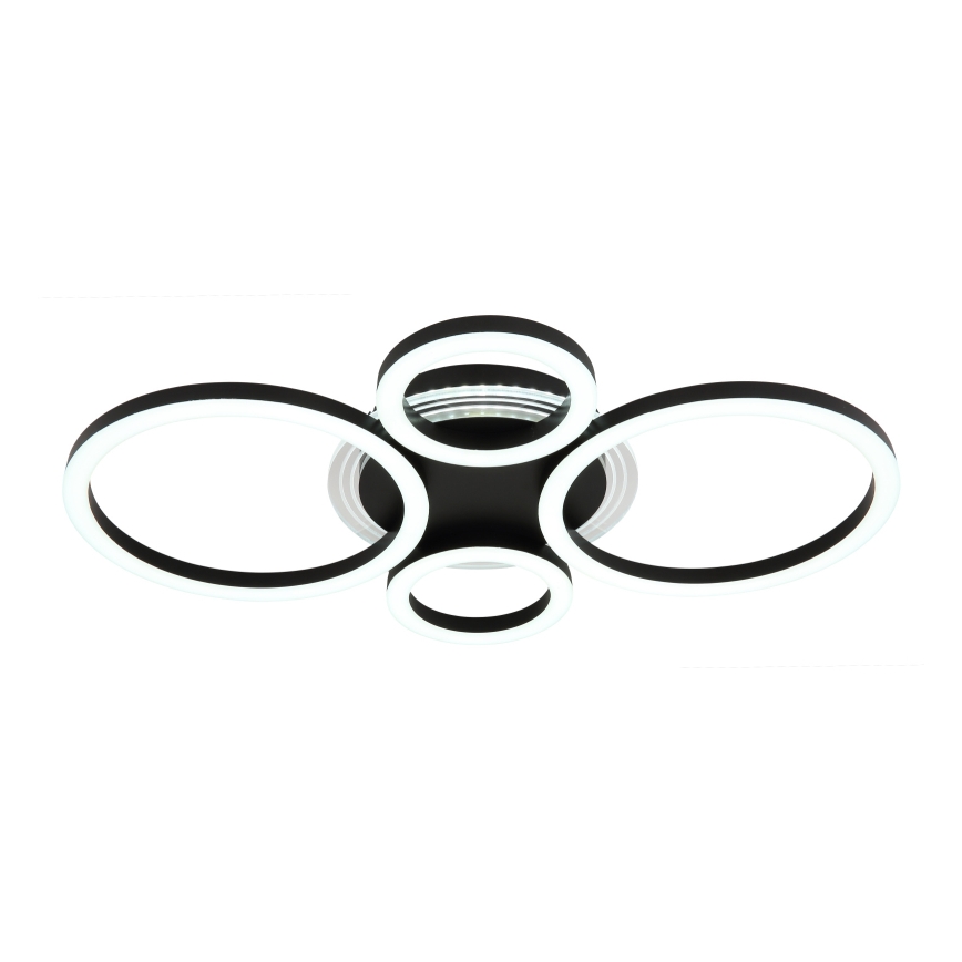 Globo - LED stropné svietidlo LED/40W/230V 2700/4500/6500K pr. 35,5x53 cm čierne