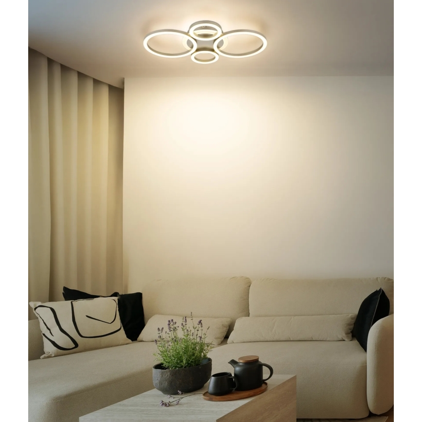 Globo - LED Stropné svietidlo LED/40W/230V 2700/4500/6500K pr. 35,5x53 cm mosadz