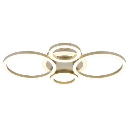 Globo - LED Stropné svietidlo LED/40W/230V 2700/4500/6500K pr. 35,5x53 cm mosadz