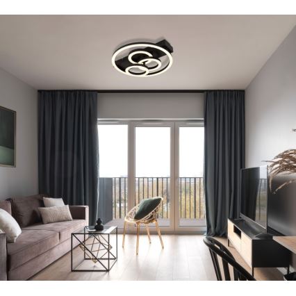 Globo - LED Stmievateľné stropné svietidlo LED/40W/230V 2700-6500K pr. 35x33 cm + diaľkové ovládanie