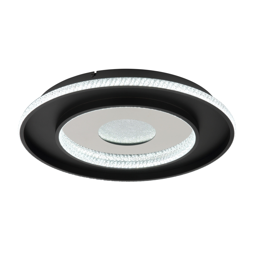Globo - LED Stmievateľné stropné svietidlo LED/30W/230V 2700-6500K pr. 52,5 cm čierna + diaľkové ovládanie
