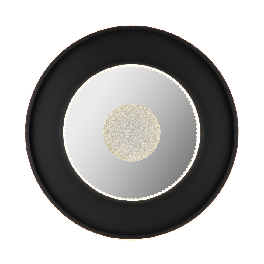 Globo - LED Stmievateľné stropné svietidlo LED/30W/230V 2700-6500K pr. 52,5 cm čierna + diaľkové ovládanie