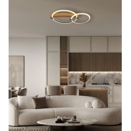 Globo - LED stropné svietidlo LED/24W/230V 3000K 58x38 cm béžové