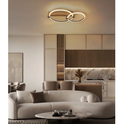 Globo - LED stropné svietidlo LED/24W/230V 3000K 58x38 cm béžové