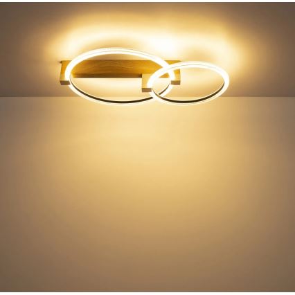 Globo - LED stropné svietidlo LED/24W/230V 3000K 58x38 cm béžové