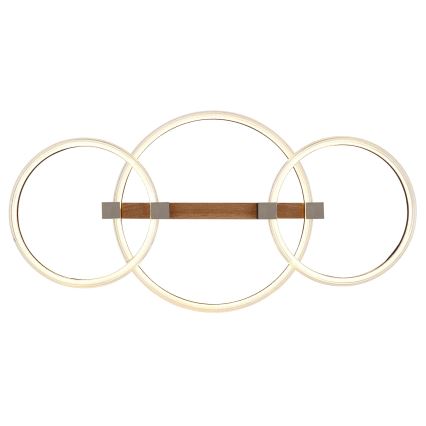 Globo - LED stropné svietidlo LED/40W/230V 3000K 76,1x38 cm hnedá