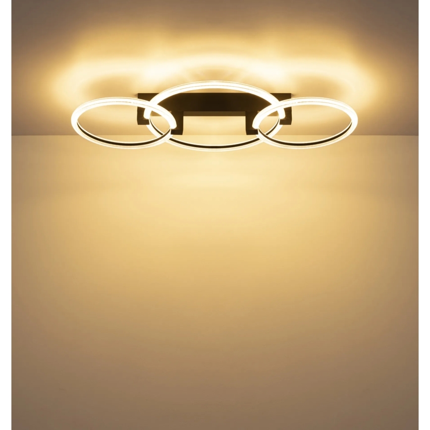 Globo - LED Stropné svietidlo LED/40W/230V 3000K 76,1x38 cm čierna
