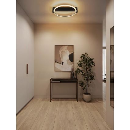 Globo - LED stropné svietidlo LED/15W/230V 3000K 41,4x38 cm čierne