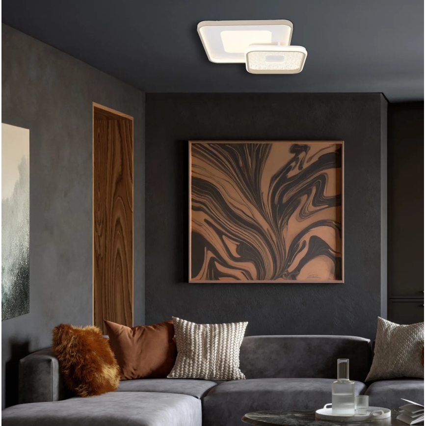 Globo - Stmievateľné LED stropné svietidlo LED/48W/230V 2700-6000K 50x50 cm + diaľkové ovládanie