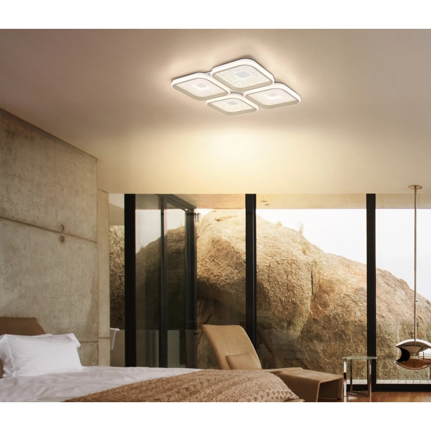 Globo - LED stmievateľné stropné svietidlo LED/55W/230V 2700-6000K 54x54 cm + diaľkové ovládanie