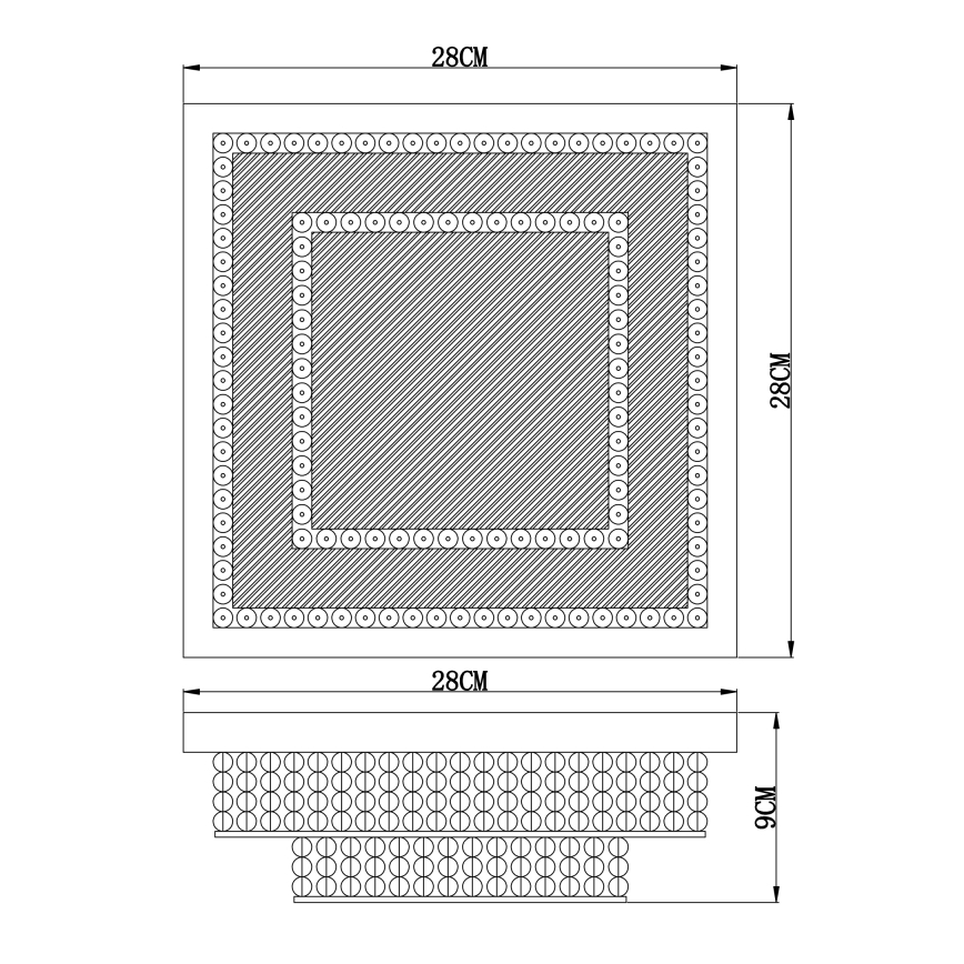 Globo - LED Stropné svietidlo LED/16W/230V