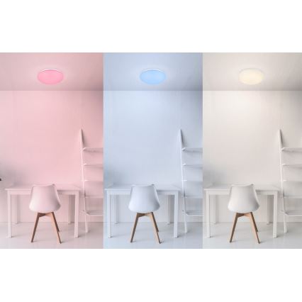 Globo - LED RGB Stmievateľné stropné svietidlo 1xLED/12W/230V + 1xLED/3W