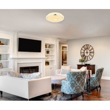 Globo - LED Stmievateľné stropné svietidlo LED/40W/230V 2700-6500K + diaľkové ovládanie