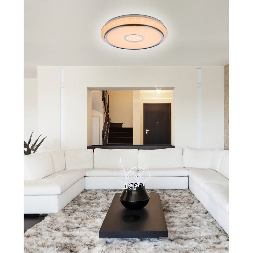 Globo - LED Stmievateľné stropné svietidlo LED/40W/230V 2700-6500K + diaľkové ovládanie