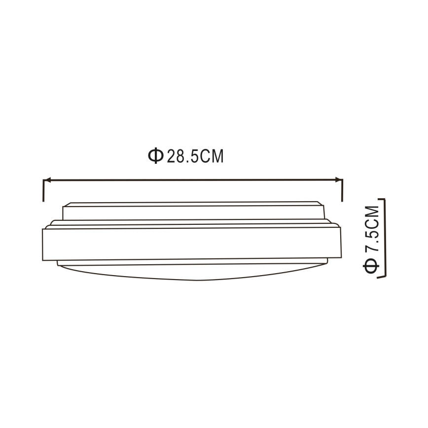 Globo - LED Stropné svietidlo LED/18W/230V 3000K