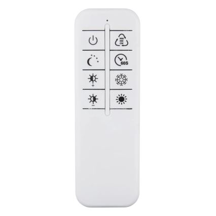 Globo - LED stmievateľné stropné svietidlo LED/54W/230V 2700-6500K 90x70 cm strieborné + diaľkové ovládanie