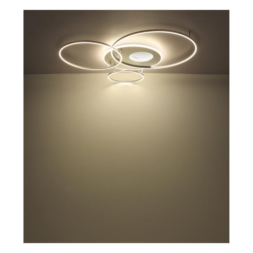 Globo - LED Stmievateľné stropné svietidlo LED/70W/230V 2700-6500K matný chróm + diaľkové ovládanie