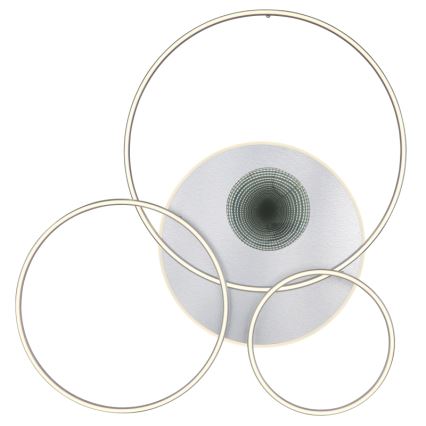 Globo - LED stmievateľné stropné svietidlo LED/70W/230V 2700-6500K matný chróm + diaľkové ovládanie