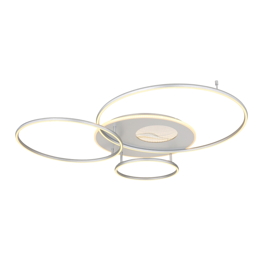 Globo - LED stmievateľné stropné svietidlo LED/70W/230V 2700-6500K matný chróm + diaľkové ovládanie