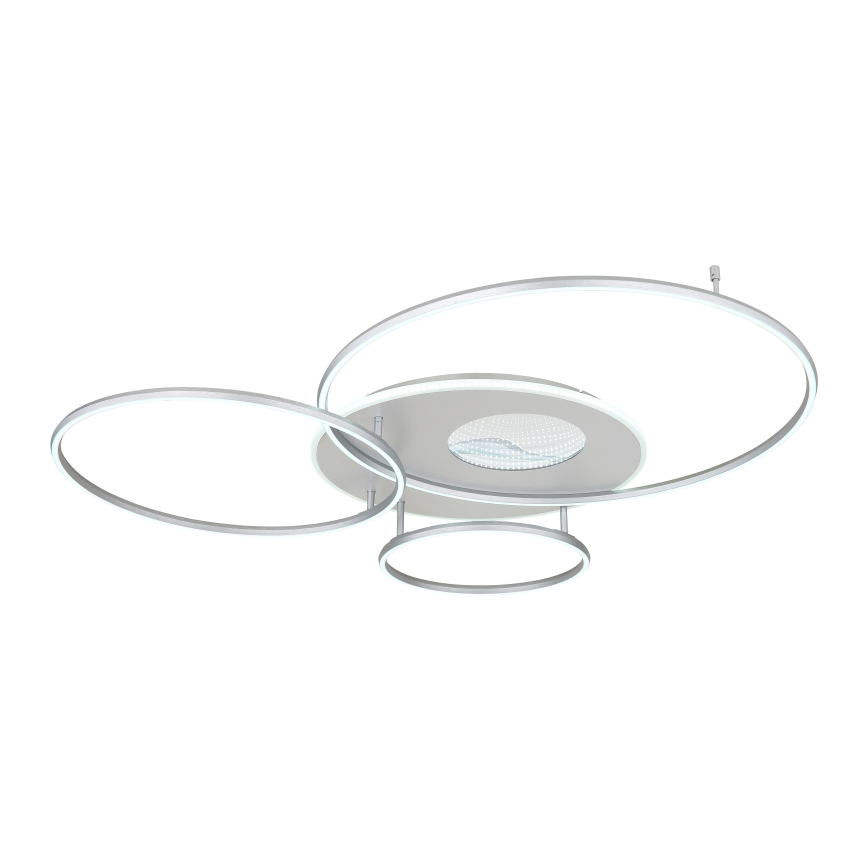 Globo - LED stmievateľné stropné svietidlo LED/70W/230V 2700-6500K matný chróm + diaľkové ovládanie