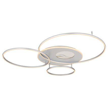 Globo - LED stmievateľné stropné svietidlo LED/70W/230V 2700-6500K matný chróm + diaľkové ovládanie