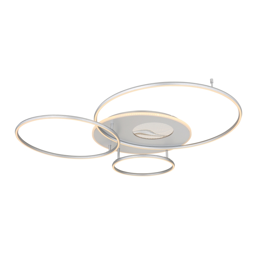 Globo - LED stmievateľné stropné svietidlo LED/70W/230V 2700-6500K matný chróm + diaľkové ovládanie