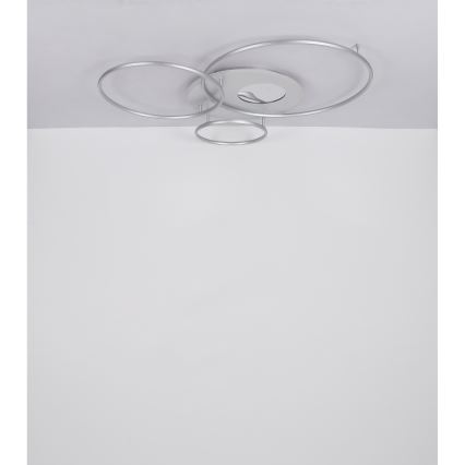 Globo - LED stmievateľné stropné svietidlo LED/70W/230V 2700-6500K matný chróm + diaľkové ovládanie