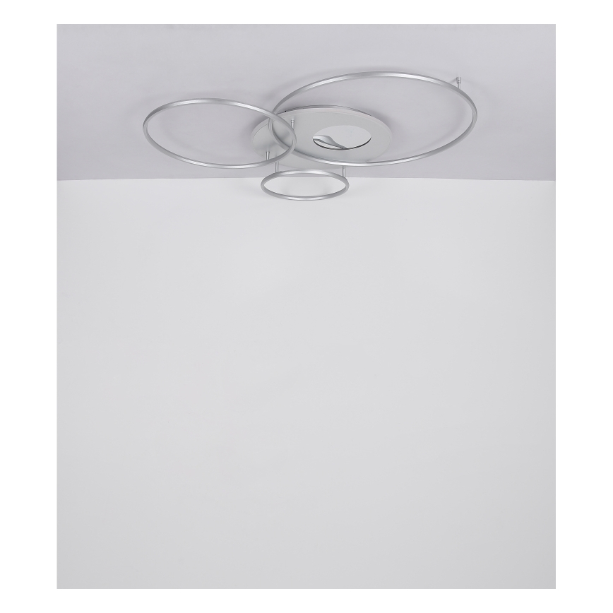 Globo - LED stmievateľné stropné svietidlo LED/70W/230V 2700-6500K matný chróm + diaľkové ovládanie