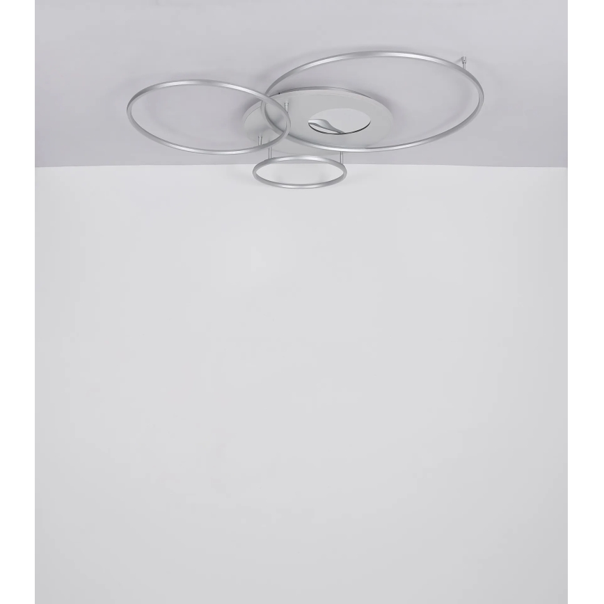 Globo - LED Stmieateľné stropné svietidlo LED/70W/230V 2700-6500K Wi-Fi Tuya matný chróm + diaľkové ovládanie