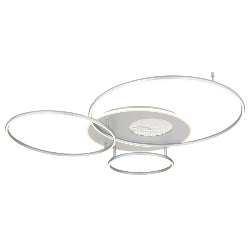 Globo - LED Stmieateľné stropné svietidlo LED/70W/230V 2700-6500K Wi-Fi Tuya matný chróm + diaľkové ovládanie