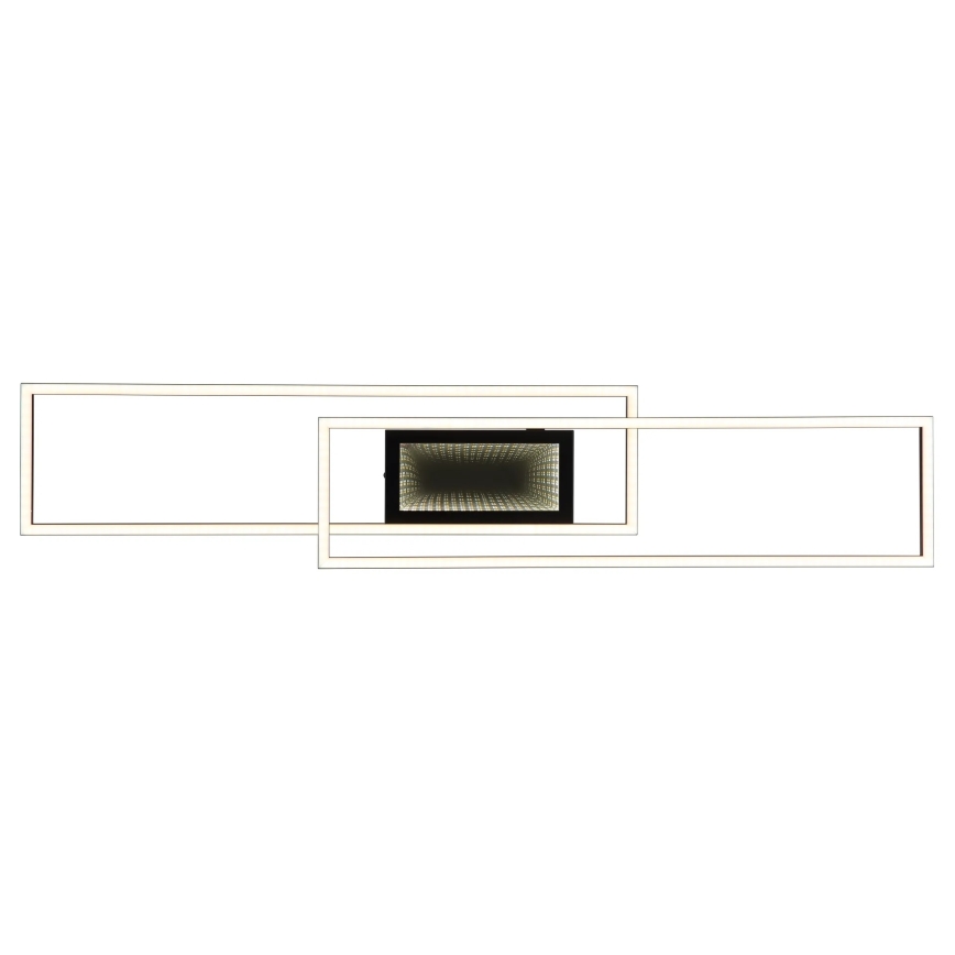 Globo - LED Stmievateľné stropné svietidlo LED/42W/230V 2700-6500K 19,6x96 cm čierna + diaľkové ovládanie
